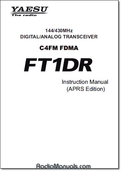 FT1DR APRS Instruction Manual